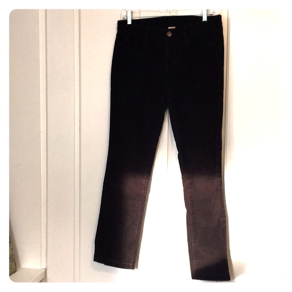 J. Crew straight leg brown cords